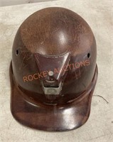 Vintage miners cap stamped mine safety appliances
