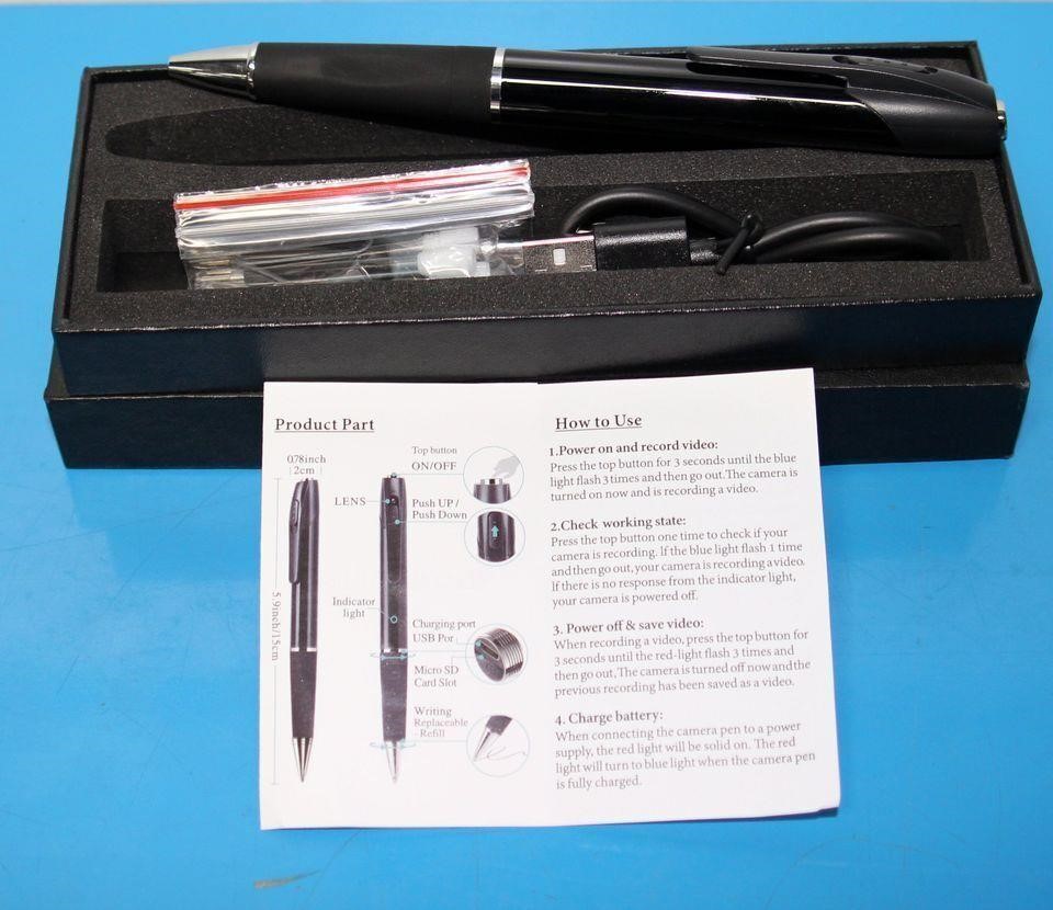 Camera Pen Portable Surveillance Full HD 1080P