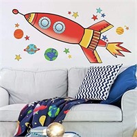 RoomMates Rocket Giant Peel and Stick Wall Decals