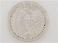 1880 Morgan silver dollar