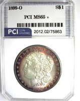 1899-O Morgan PCI MS65+ Nice Color