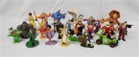 Lot Of Various Cartoon Character Figures