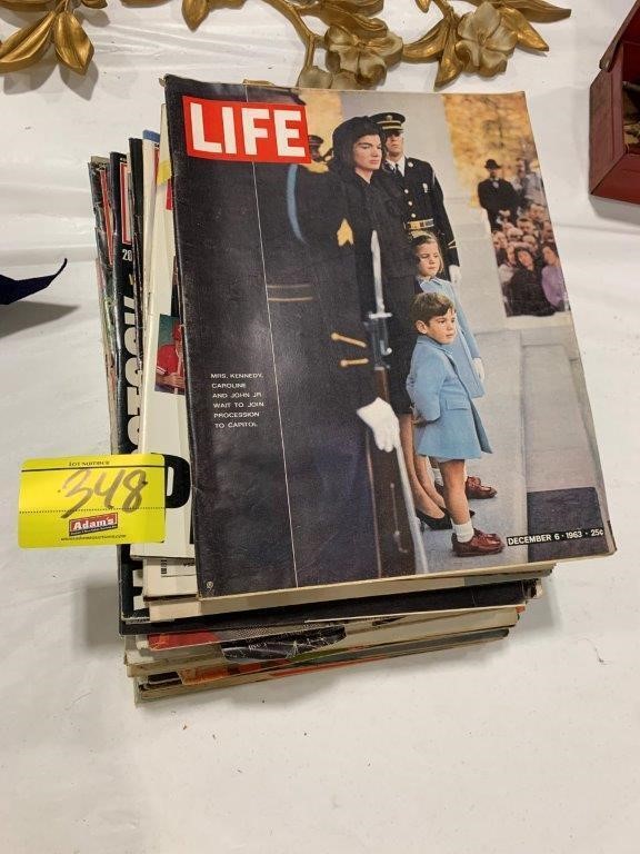 STACK OF LIFE MAGAZINES OF ALL KINDS