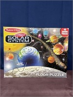 Melissa Doug jumbo puzzle solar system All pcs