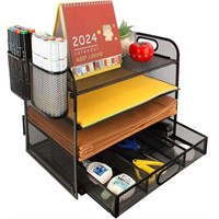 WFF8571  PHANCIR 4-Tier Desk Organizer with Drawer