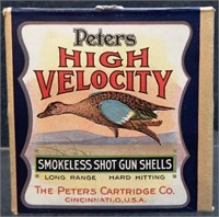 Vintage Peters 12ga. Shotshell Shotgun Shell Box