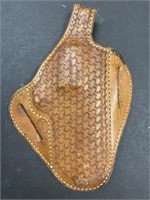 BROWN TOOLED LEATHER HOLSTER N4