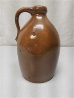 Antique Redware Stoneware Finger Jug