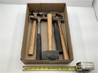 ASSORTED LOT OF HAMMERS
