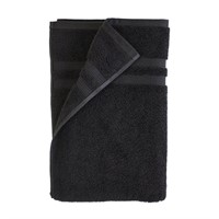 Sr1724 Mainstays Solid Bath Towel 54 x 30, Black