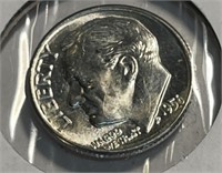 1956 d GEM BU Roosevelt Dime