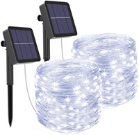 Solar String Lights, [2 Pack] 120 LED Solar