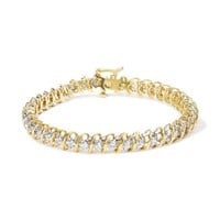 18K Gold Diamond Tennis Bracelet