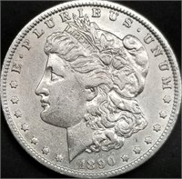 1890-O US Morgan Silver Dollar Nice