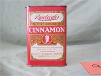 Vintage Rawleigh's Pure Ground Cinnamon Tin