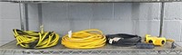 Lot Of Assorted Heavy Duty Drop Cords