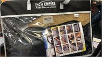 Inch Empire Auto Decoration Black Car Seat Covers
