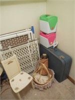 Pet/Child Gates, Coolers, Child's Chair, etc