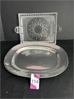 Crystal & Pewter Platters