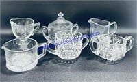 Mis-Matched Sets of Sugar/Cream Dishes