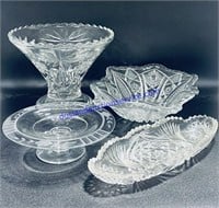 Mixed Lot of Clear Glassware