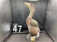 Hand Carved Hand Painted Wooden Duck