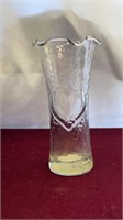 Anchor Hocking Dimpled Clear Heart Glass Cup