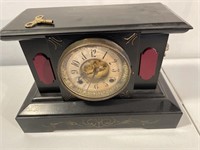Mantle clock Lionhead’s on the sides Ansonia