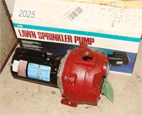 Lawn Spinkler Pump with 3 Large Pipes