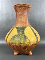 Southwest Footed Clay Pot