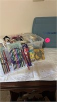 LARGE ASSORTMENT OF SEWING ESSENTIALS 
CROCHET