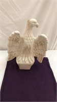 Large White Eagle Figurine