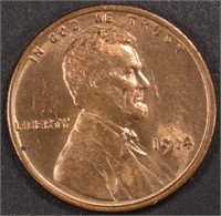 1914 LINCOLN CENT GEM BU FULL RED