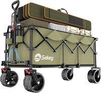 Sekey 48'L Wagon  440lbs Capacity  Khaki