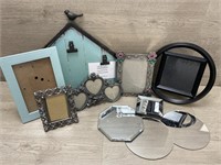 Picture Frame Lot w/ Display Mirrors