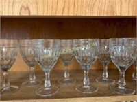 Set of 8 beautiful heavy goblets