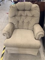 Beige Swivel Chair