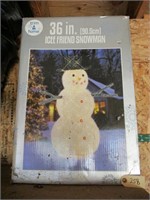 Lighted 36" Snowman Decoration