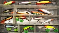 (14) Fishing Lures -  Rapala & Cotton Cordell