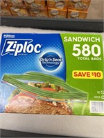 Ziploc sandwich bags 580 ct