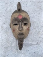 African Wood Carved Tribal Mask