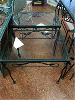 Two iron side table