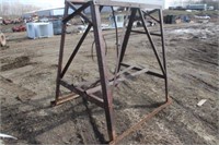 Steel Fuel Barrel Stand, Approx 5Ft