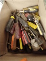 Box w/ Several Screw Drivers