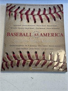Like new table top book Baseball As America:
