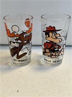 2- Vintage Bullwinkle Dudley-Do-Right Collectors