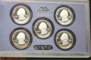 2010 Gem 5 Quarters Proof Coin Set