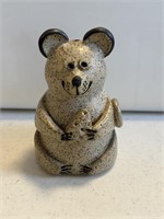 Mouse Cheese shaker Wizard of Clay - measures 5”