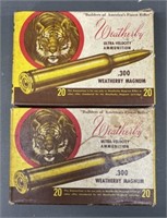 40 rnds Weatherby .300 WBY Mag Ammo