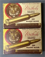 37 rnds Weatherby .300 WBY Mag Ammo